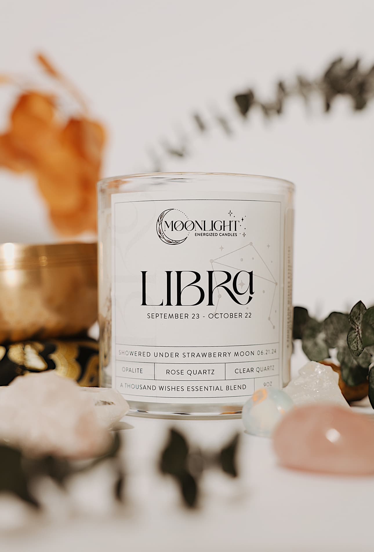 Libra Zodiac Candle
