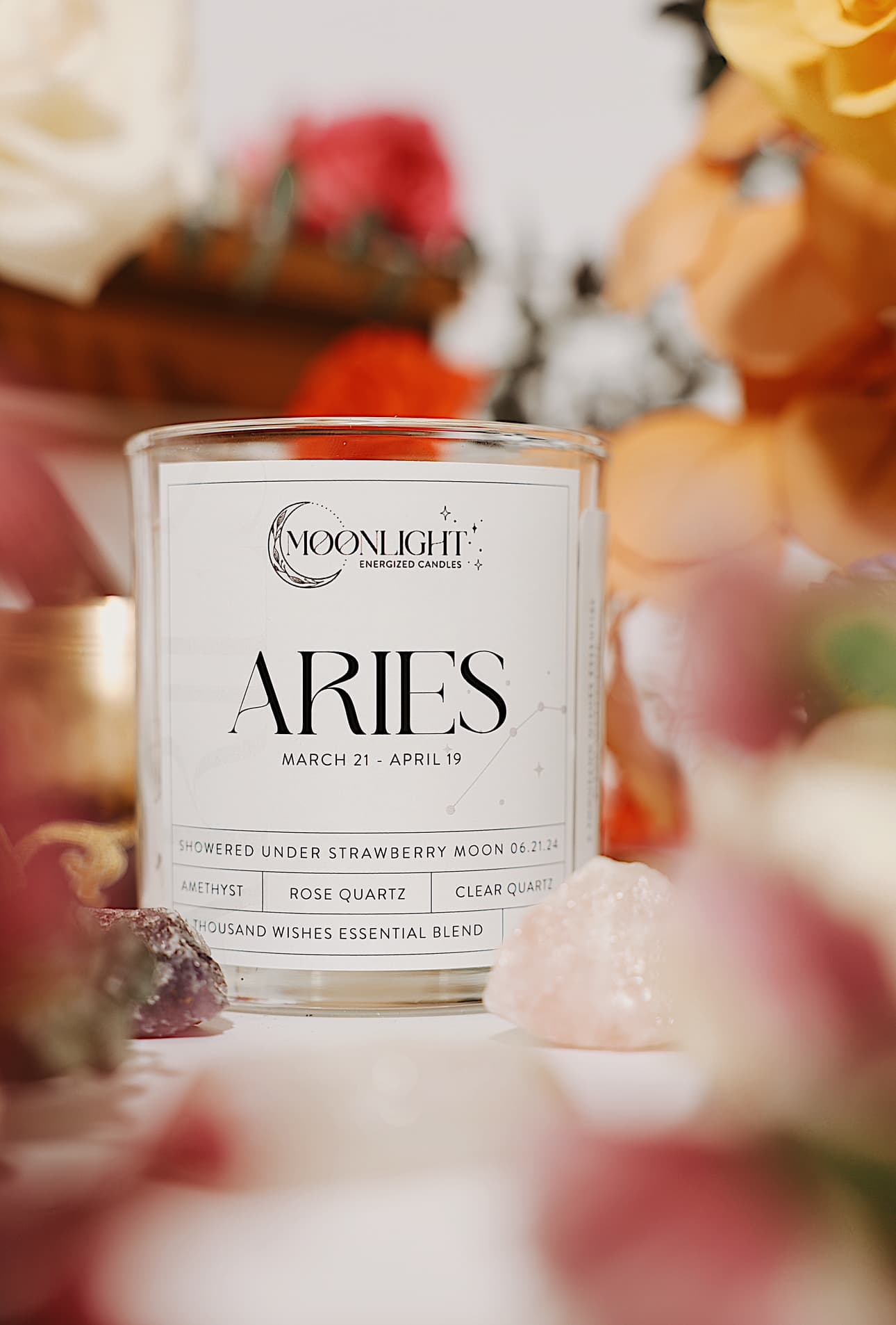 Aries Zodiac Candle