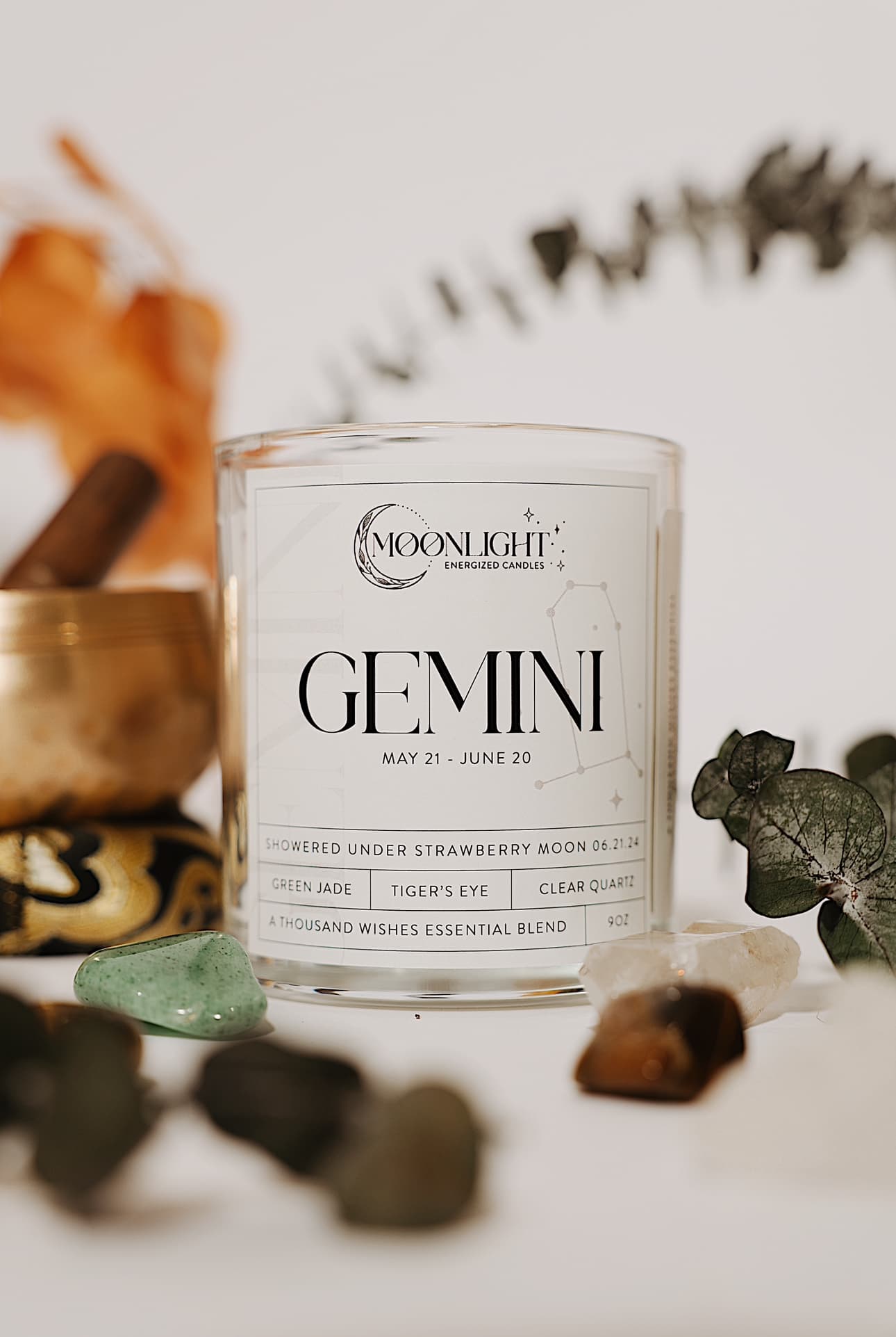 Gemini Zodiac Candle