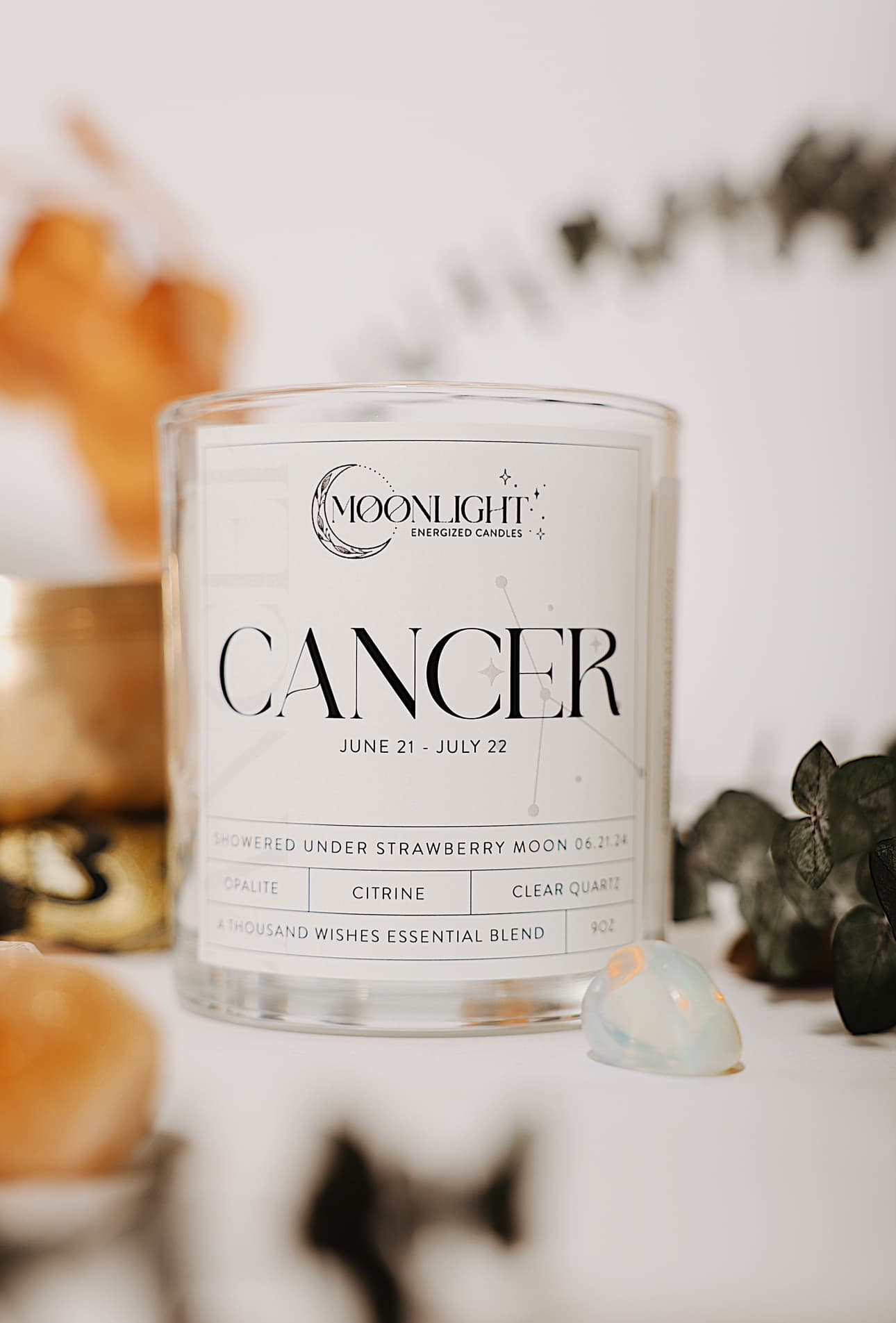 Cancer Zodiac Candle