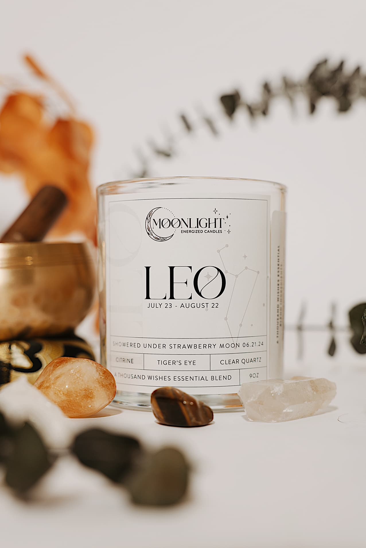 Leo Zodiac Candle